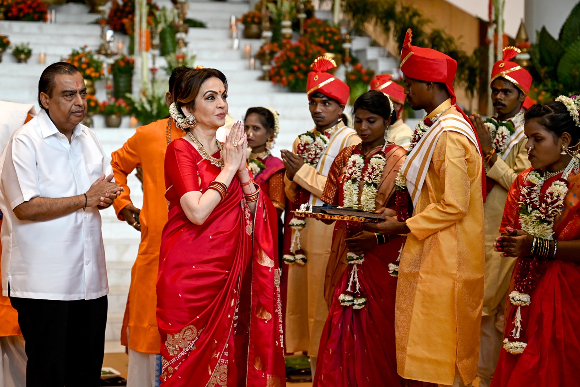 زفاف ابن أغنى رجل في آسيا... تفاصيل ألف ليلة وليلة (صور وفيديو)